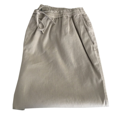 PERSONA by Marina Rinaldi women trousers, color mastic, mod RECAPITO with lace and pockets