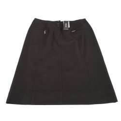 ELENA MIRO'  skirt length 68 cm black 63% polyester 33% viscose 4% elastane