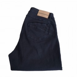 MARINA SPORT by Marina Sport jeans donna blu mod RAFFICA fondo cm 17 cotone
