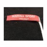 MARINA SPORT by Marina Rinaldi maglia donna nero mezza manica mod ADDETTO 60% lino