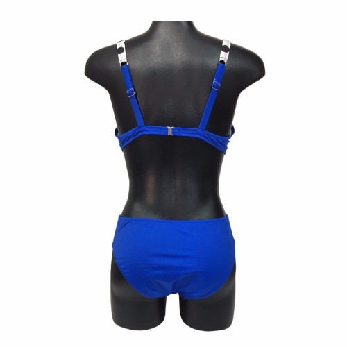 GIADAMARINA two piece swimsuit bluette mod 979 MADE IN ITALY