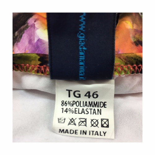 GIADAMARINA two piece swimsuit orange mod 922 MADE IN ITALY