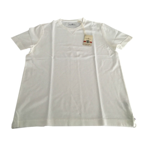 DELLA CIANA white T-shirt man 100% cotton MADE IN ITALY