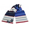 DRAKE'S LONDON sciarpa uomo blu/rosso/azzurro/bianco 100 %lana MADE IN SCOTLAND