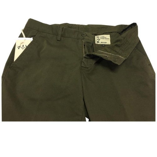 ASPESI pantalone uomo verde mod BEAKER SLIM CP57 F026 LG  98% cotone 2% elastan MADE IN UE