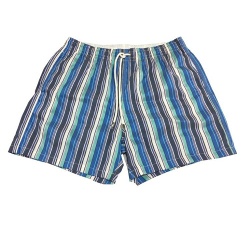 FIORIO MILANO costume uomo boxer, rigato azzurro/bianco/acqua, 58% poliammide 41% poliestere MADE IN ITALY