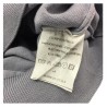 FERRANTE polo uomo manica lunga GRIGIO PERLA con bordo MADE IN ITALY