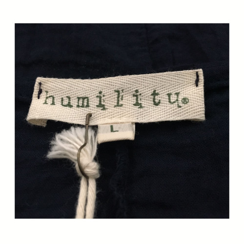 HUMILITY 1949 woman dress blue 100% cotton MADE IN ITALY
