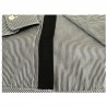 VINTAGE 55 man shirt, GANGS OF NEW YORK line, white / black stripes, 100% cotton