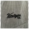 VINTAGE 55 man shirt, GANGS OF NEW YORK line, white / black stripes, 100% cotton