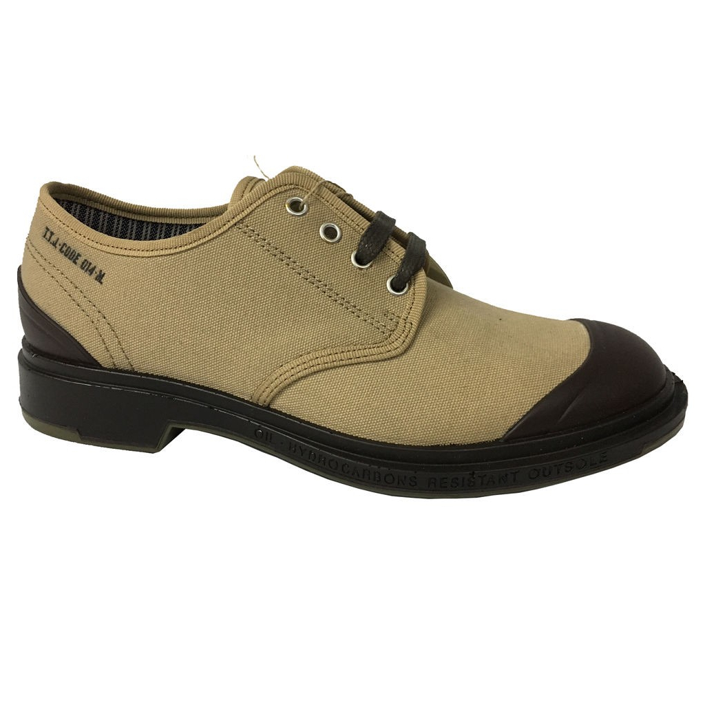 Pezzol 1951 men's shoe in beige canvas and rubber mod MONSTER 014FZ-51