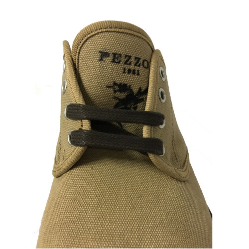 Pezzol 1951 men's shoe in beige canvas and rubber mod MONSTER 014FZ-51