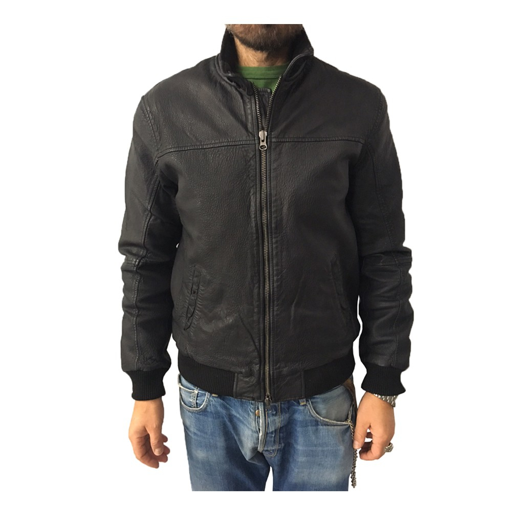 D'AMICO jacket black man mod NEW Fredd DGU0233 