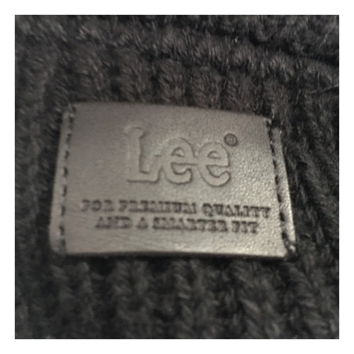 LEE man sweater black 100% cotton mod L84WAMDF PREMIUM SHAWL PULL