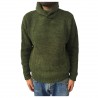 LEE maglia uomo coste inglesi verde mod L84WAMDF PREMIUM SHAWL PULL 100% cotone