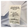 LA FEE MARABOUTEE  women's shirt white / celeste 100% cotton MADE IN ITALY