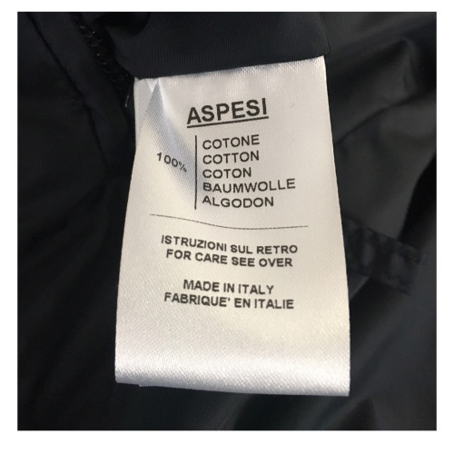 ASPESI giacca camicia uomo reversibile quadri/blu mod CE26 F815 HIGHLAND MADE IN ITALY
