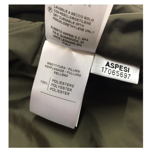 ASPESI man jacket black removable padding mod CINGHIALONA 7I11 1024  MADE IN ITALY