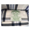 BROOKS BROTHERS camicia uomo quadri bianco/blu 100% cotone MADE IN USA