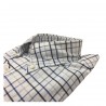 BROOKS BROTHERS shirt white/blue/light blue 100% cotton MADE IN USA