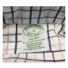 BROOKS BROTHERS shirt white/blue/light blue 100% cotton MADE IN USA