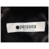 PERSONA by Marina Rinaldi mesh black long sleeve fashion ANGOLO