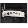 PERSONA by Marina Rinaldi black woman jacket with RASOI leatherette inserts