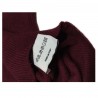 DELLA CIANA maglia uomo con bottoni bordeaux interno collo grigio 80% lana 20% cashmere MADE IN ITALY