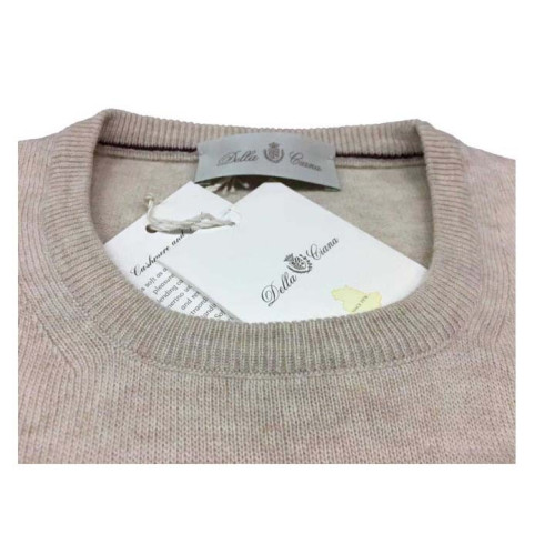 DELLA CIANA  knitted beige man 100% wool MADE IN ITALY