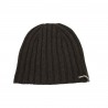 DELLA CIANA man's hat, ribbed, dark, 100% cashmere 2/28 MADE IN ITALY