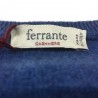 FERRANTE maglia uomo girocollo avio chiaro 100% cashmere TODD & DUNCAN MADE IN ITALY