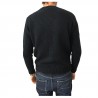 DELLA CIANA man sweater gray 80% wool 20% cashmere MADE IN ITALY