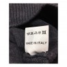 IRISH CRONE gilet uomo grigio mélange 100% lana MADE IN ITALY