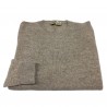 IRISH CRONE man dove-gray  sweater 100% wool MADE IN ITALY