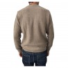 FERRANTE man blue sweater 90% wool 10% cashmere MADE IN ITALY