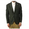 L.BM 1911green/black men's jacket 43% cotton 40% wool 17% polyamide