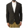 L.BM 1911 men's black/brown jacket 80% cotton 20% wool