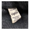 GRP maglia uomo collo alto grigio pesante coste inglesi 100% lana MADE IN ITALY