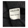 IRISH CRONE maglia uomo con cappuccio grigio 100% lana MADE IN ITALY