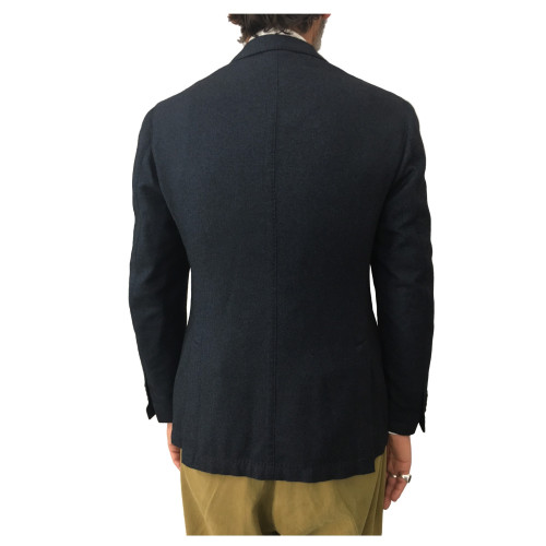 L.B.M 1911 men's blue jacket 45% cotton 40% wool 15% polyamide 2837