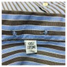 BRANCACCIO shirt man blue / white stripes