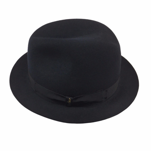 BORSALINO cappello uomo blu con grò in tinta mod 490029 MARENGO MADE IN ITALY