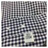 BRANCACCIO camicia uomo botton-down quadretti bianco/blu 100% cotone