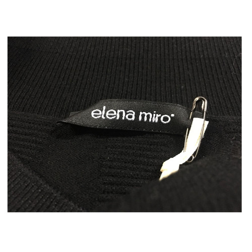 ELENA MIRÒ black women's mesh with working colors 72% viscose 28% polyester