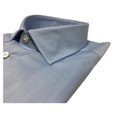 BRANCACCIO  100% cotton light blue shirt