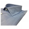 BRANCACCIO camicia uomo celeste 100% cotone