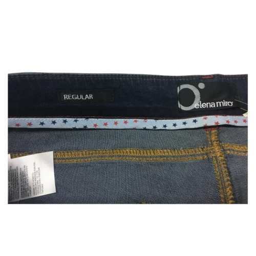 ELENA MIRÒ jeans donna regular  98% cotone 2% elastan fondo cm 21