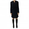 HUMILITY 1949 woman dress blue wool mod HA3033 MADE IN ITALY