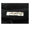 GAIA MARTINO mantella donna con cappuccio 70% lana 30% cashmere MADE IN ITALY