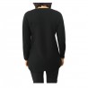 PERSONA by Marina Rinaldi black woman sweater mod ALTO 50% wool 50% acrylic MADE IN ITALY